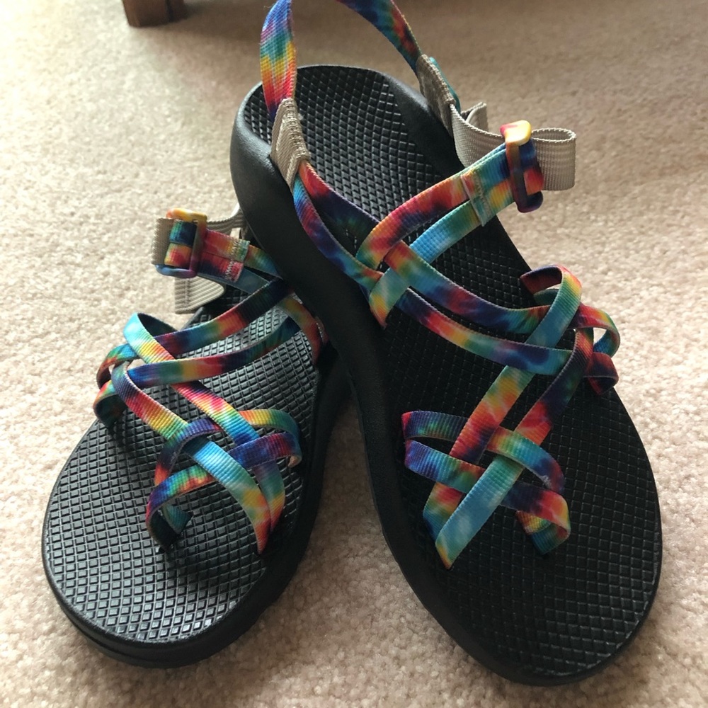 NWOT Women's ZX/2® Classic USA Tie Die Sandals